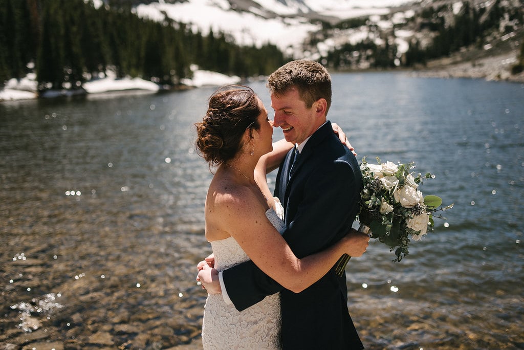 Colorado Mountain Wedding at Blue Lakes near Breckenridge