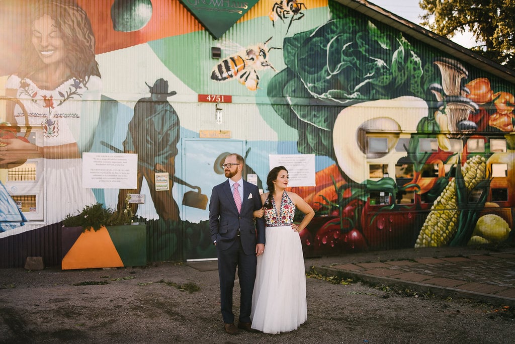 Small wedding venue in colorado indoor farm in Denver