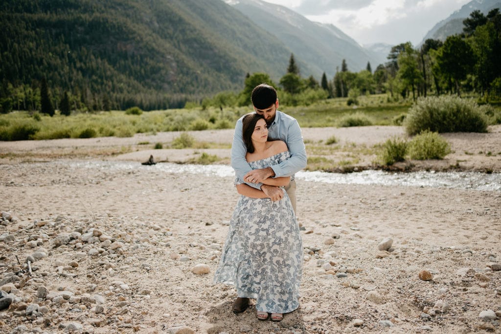 Romantic Couples Session in Rocky Mountain National Park
