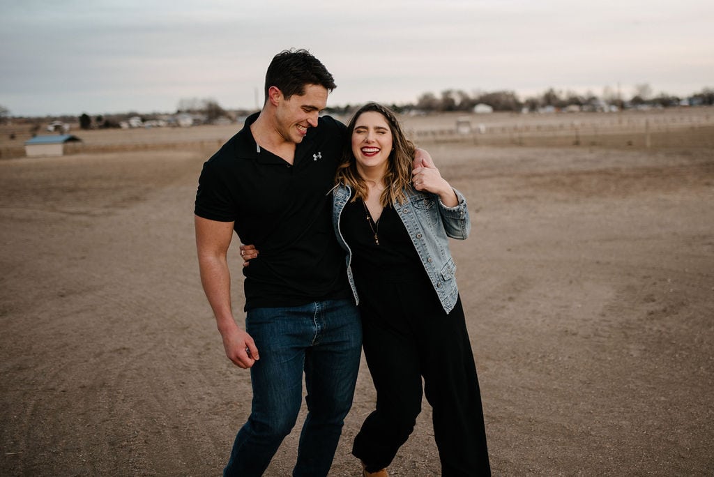 Playful Engagement Session in Fort Collins Colorado
