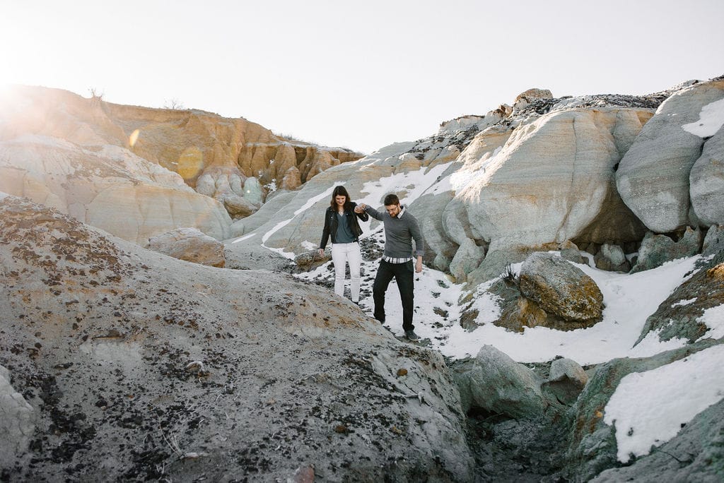 hiking the paint mines