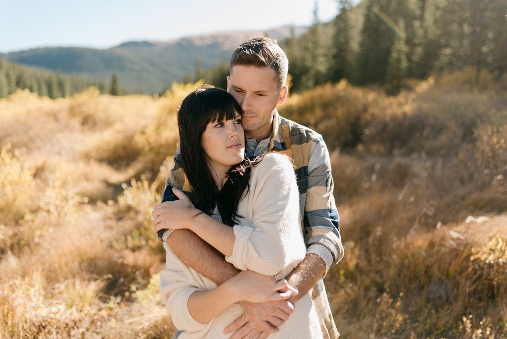 Fall Colors Engagement Session Colorado