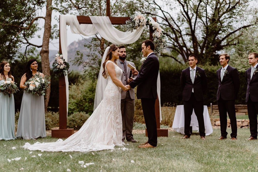 Cheyenne Mountain Country Club Wedding Ceremony