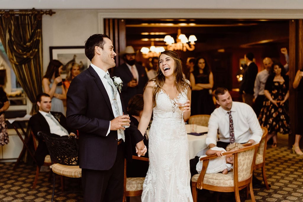 Wedding Toasts at Cheyenne Mountain Country Club Reception