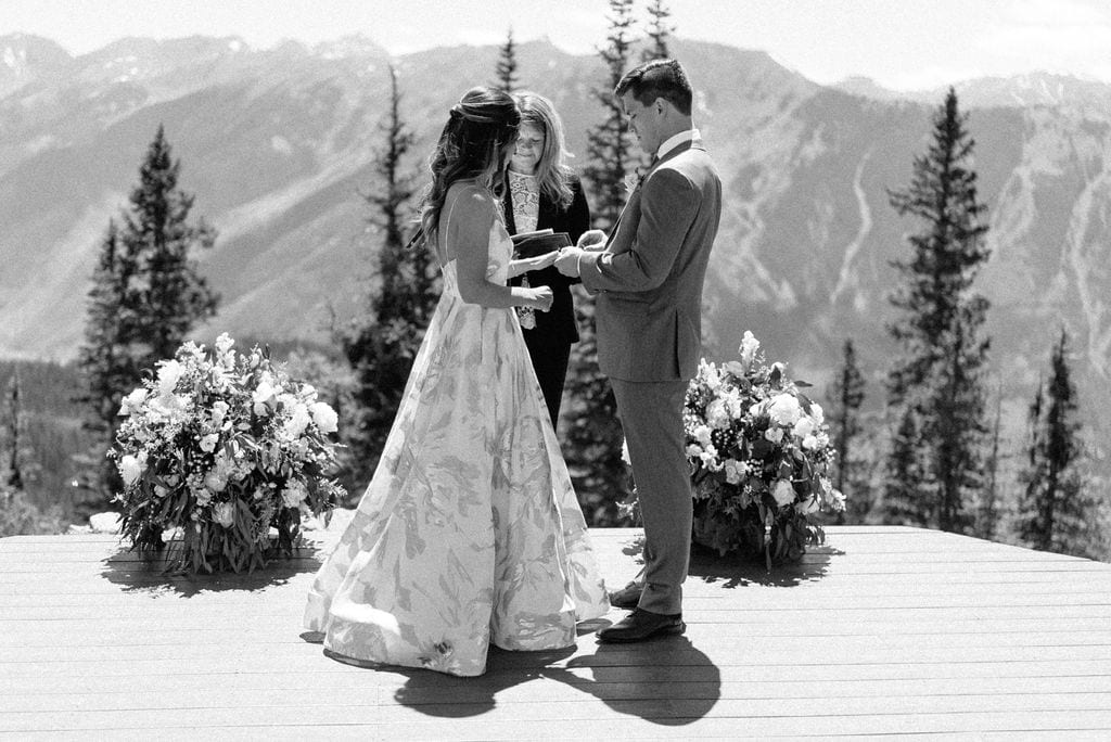 Aspen Wedding Ceremony at The Little Nell