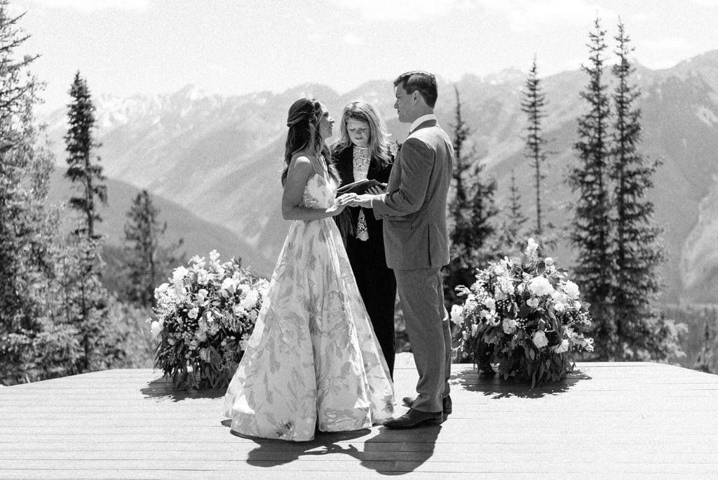 Aspen Colorado Wedding Ceremony at The Little Nell