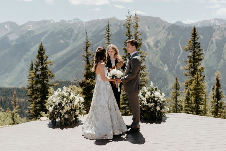 Aspen Colorado Wedding Ceremony at The Little Nell