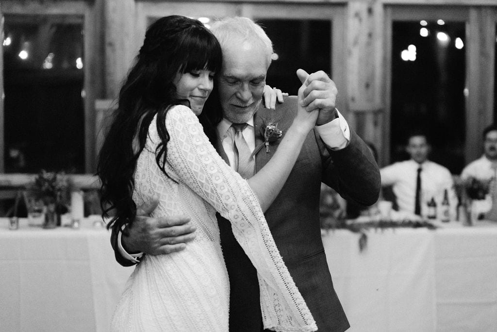 Bride dances with her father