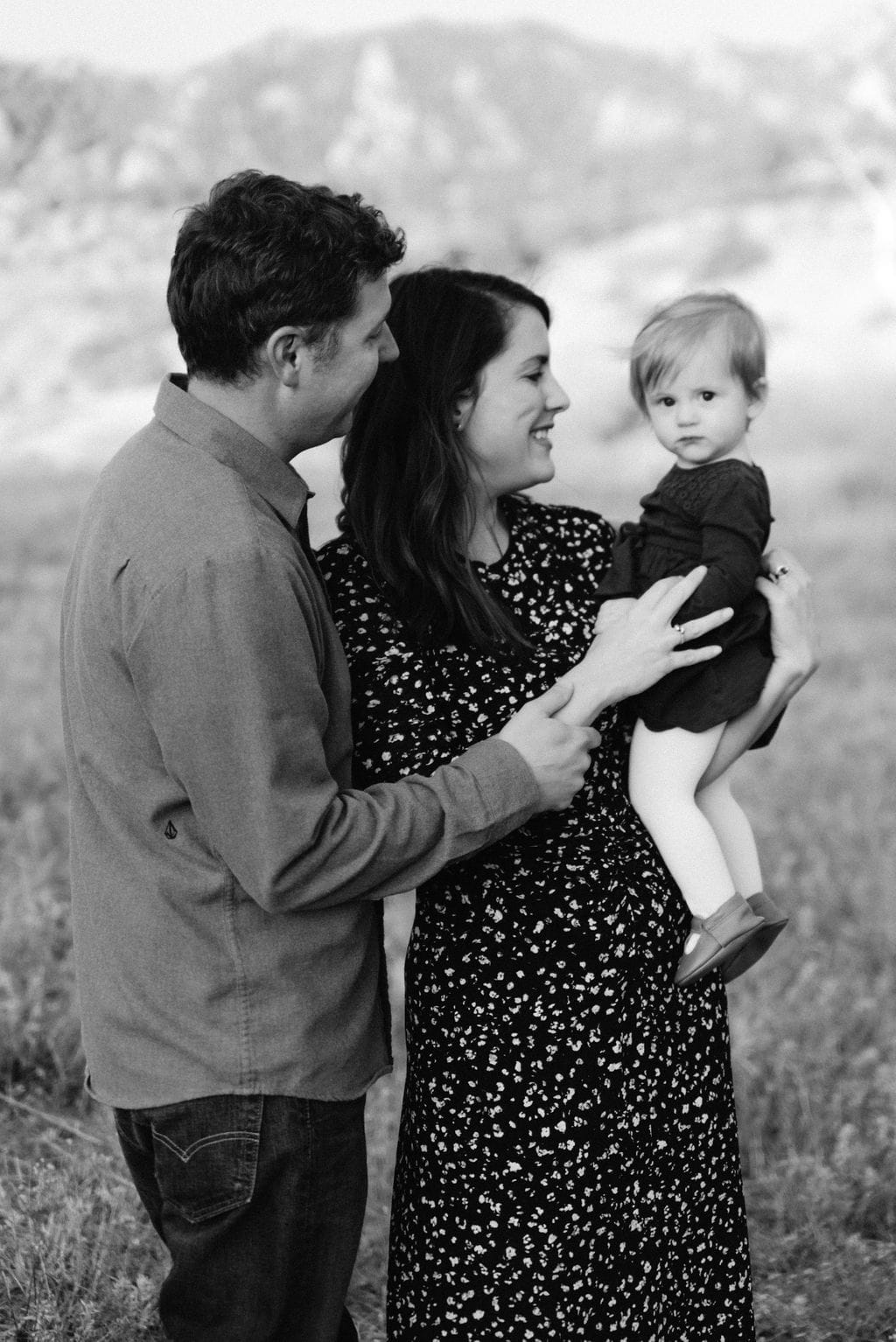 Boulder Family Session near the Flatirons at South Mesa Trailhead