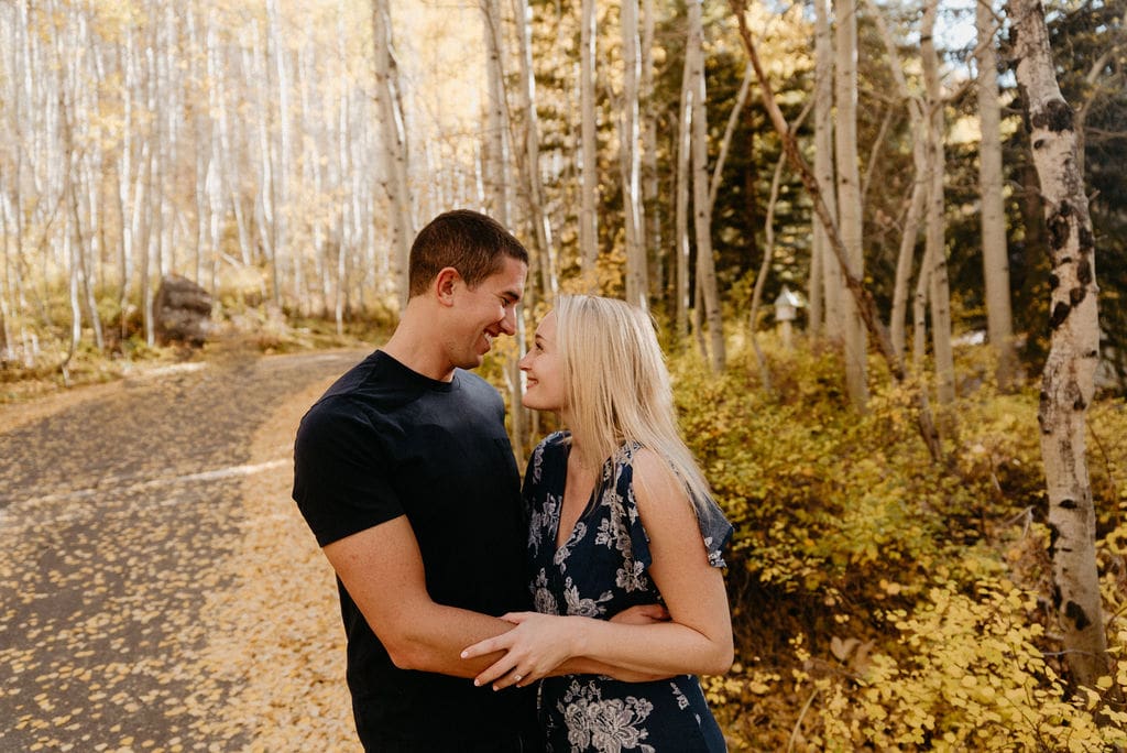 Fall Engagement Session in Vail Colorado