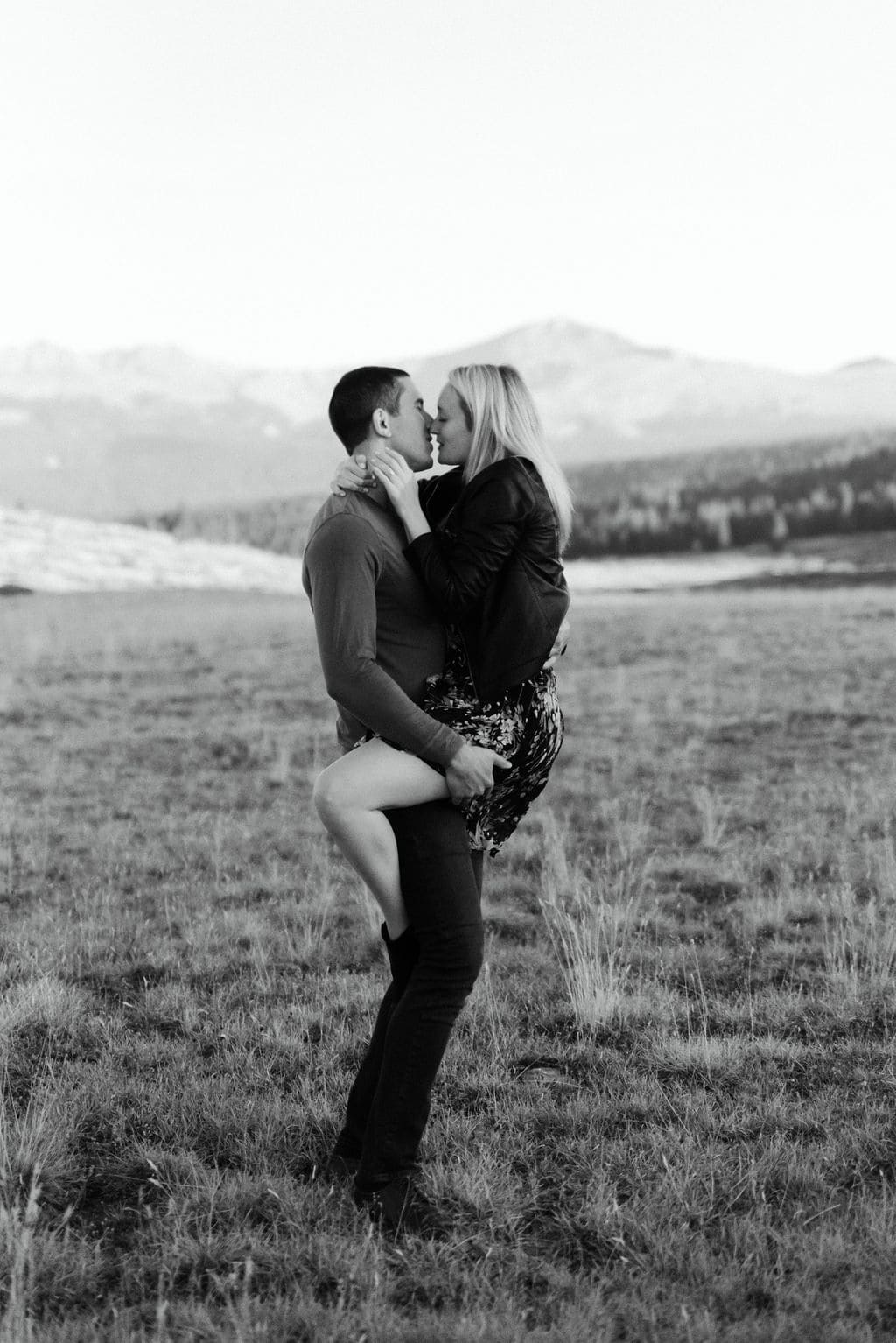Vail Engagement Session on Shrine Pass