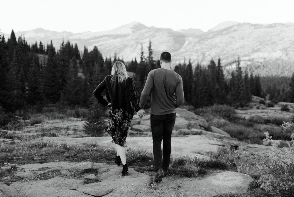 Engagement Photos on Shrine Pass in Vail Colorado