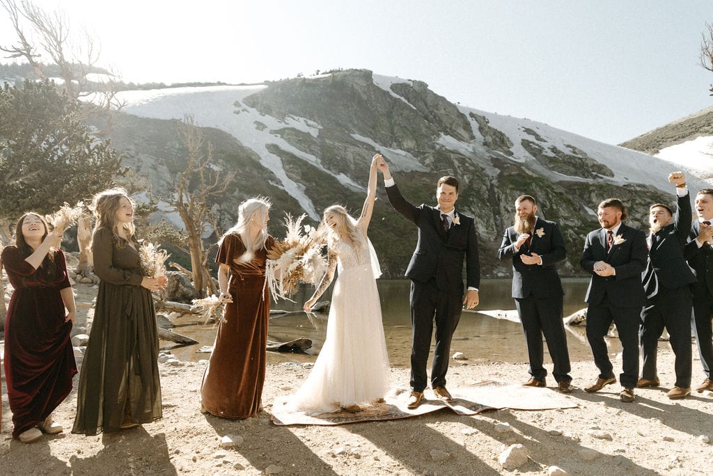 Married at St Marys Glacier in Colorado