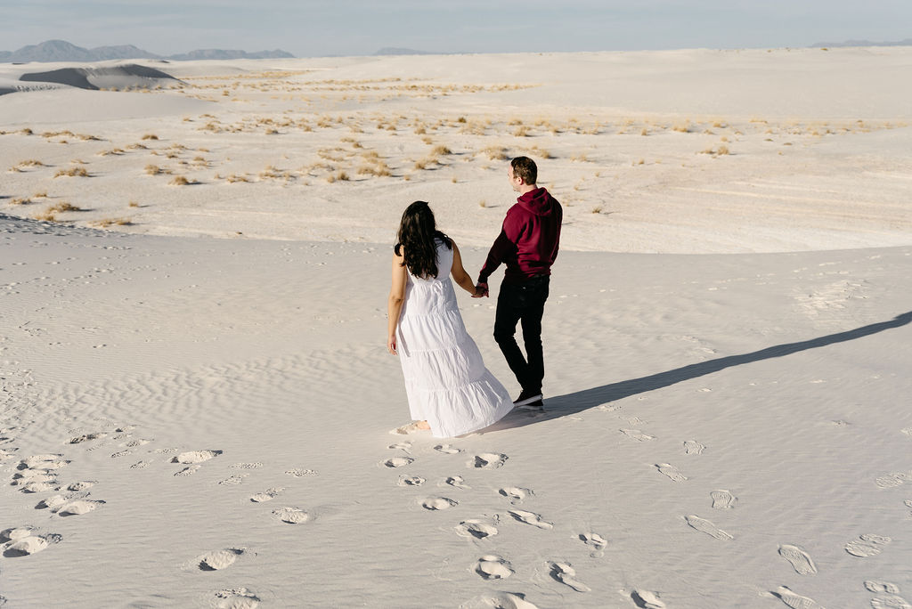 Sunny White Sands New Mexico Wedding Portraits