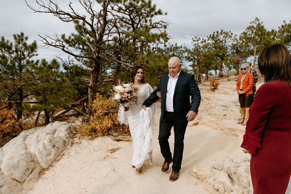 Roxborough State Park Wedding Near Denver Colorado At The Overlook 