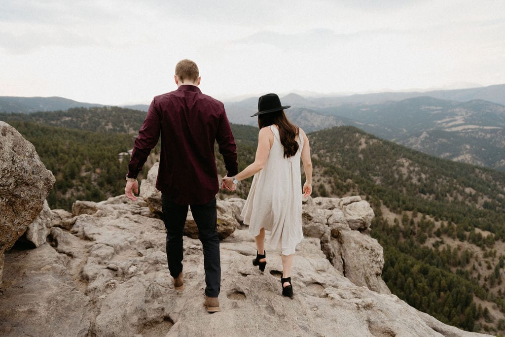 Engagement Session at Lost Gulch Overlook in Boulder Colorado