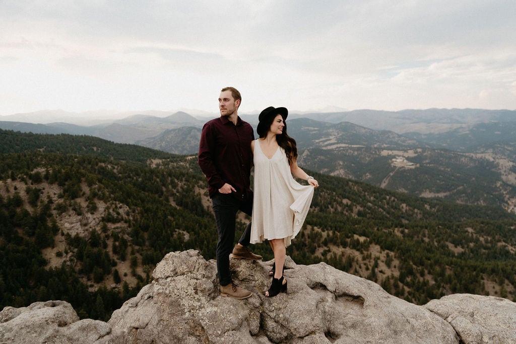 Engagement Session at Lost Gulch Overlook in Boulder Colorado
