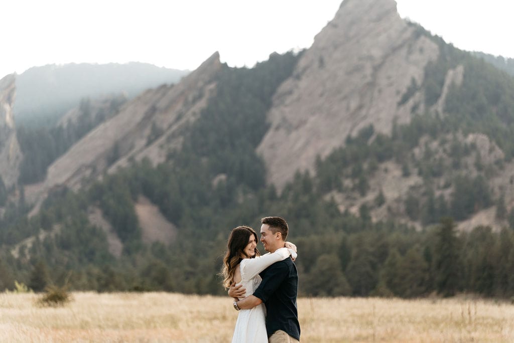 Mountain Engagement Session in Boulder Colorado