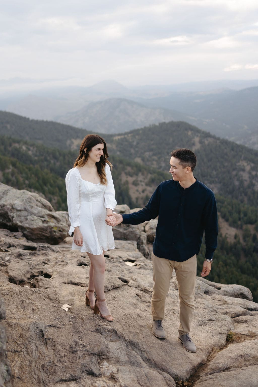 Lost Gulch in Boulder makes one of the best places for engagement photos