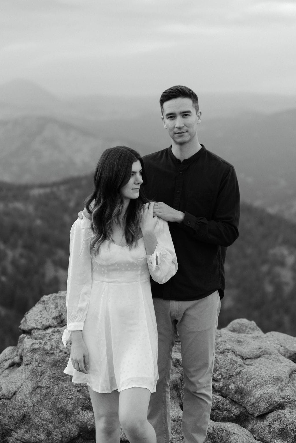 Epic Mountain Engagement Session at Lost Gulch in Boulder Colorado