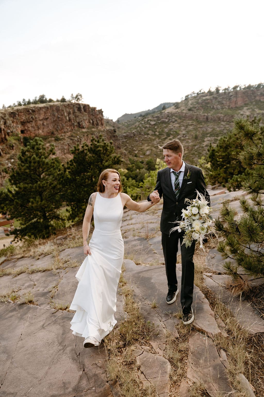 cliffside wedding portraits in colorado