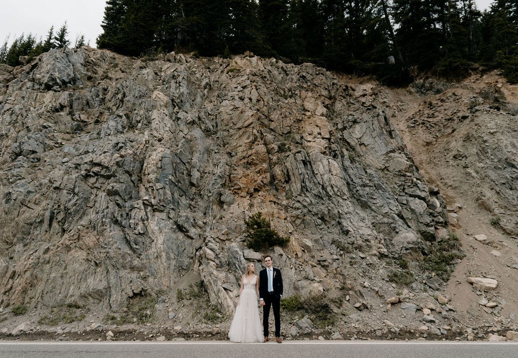 Wedding Portraits at Loveland Pass Colorado