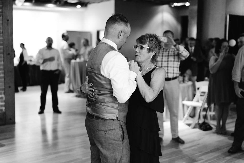 Mom and Son Dance at wedding