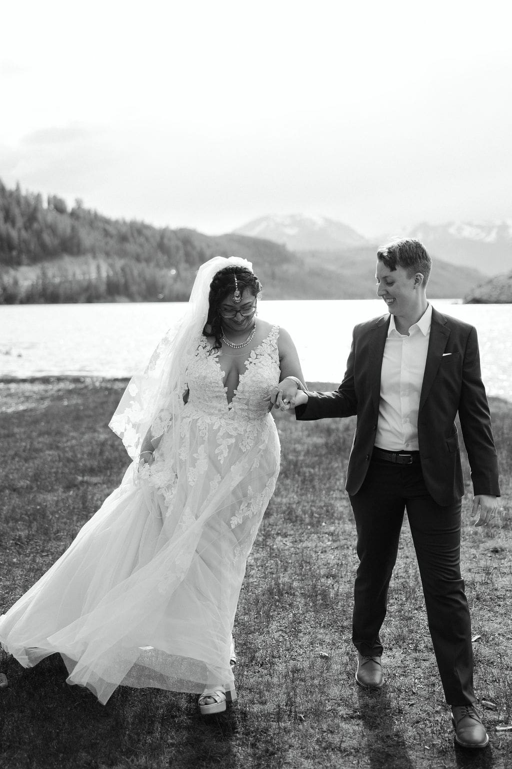 Wedding Portraits on Lake Dillon