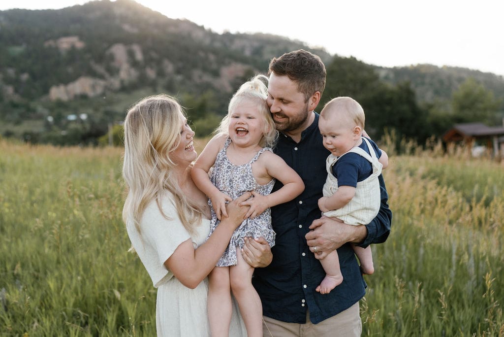 Family Photos at Chautauqua Park in Boulder Colorado
