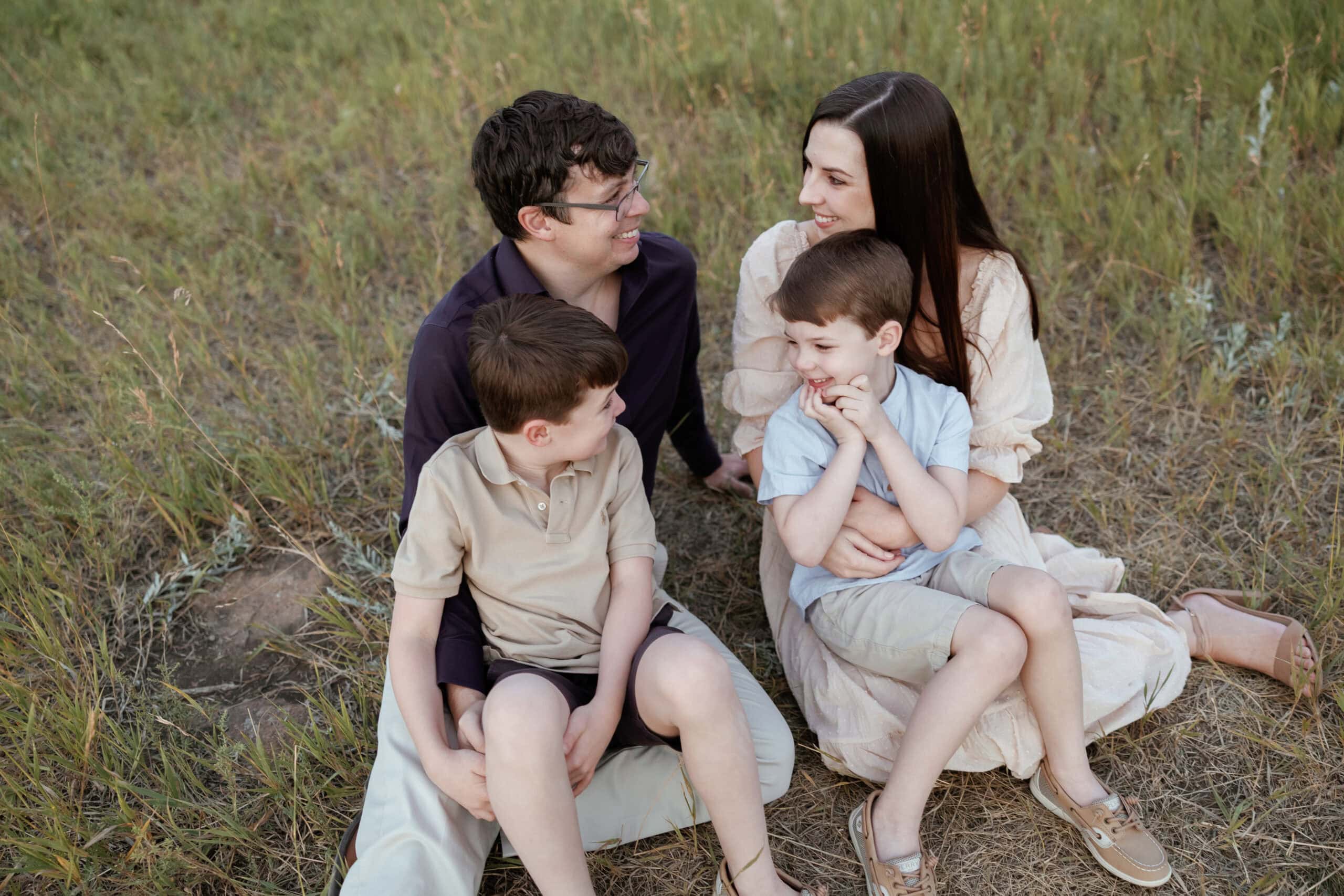 Family session at chautauqua park