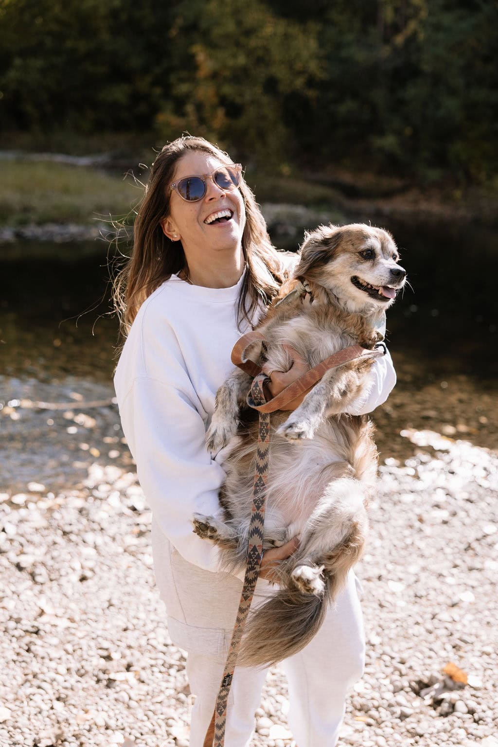 Playful Fall Color Pet Portraits in Denver 