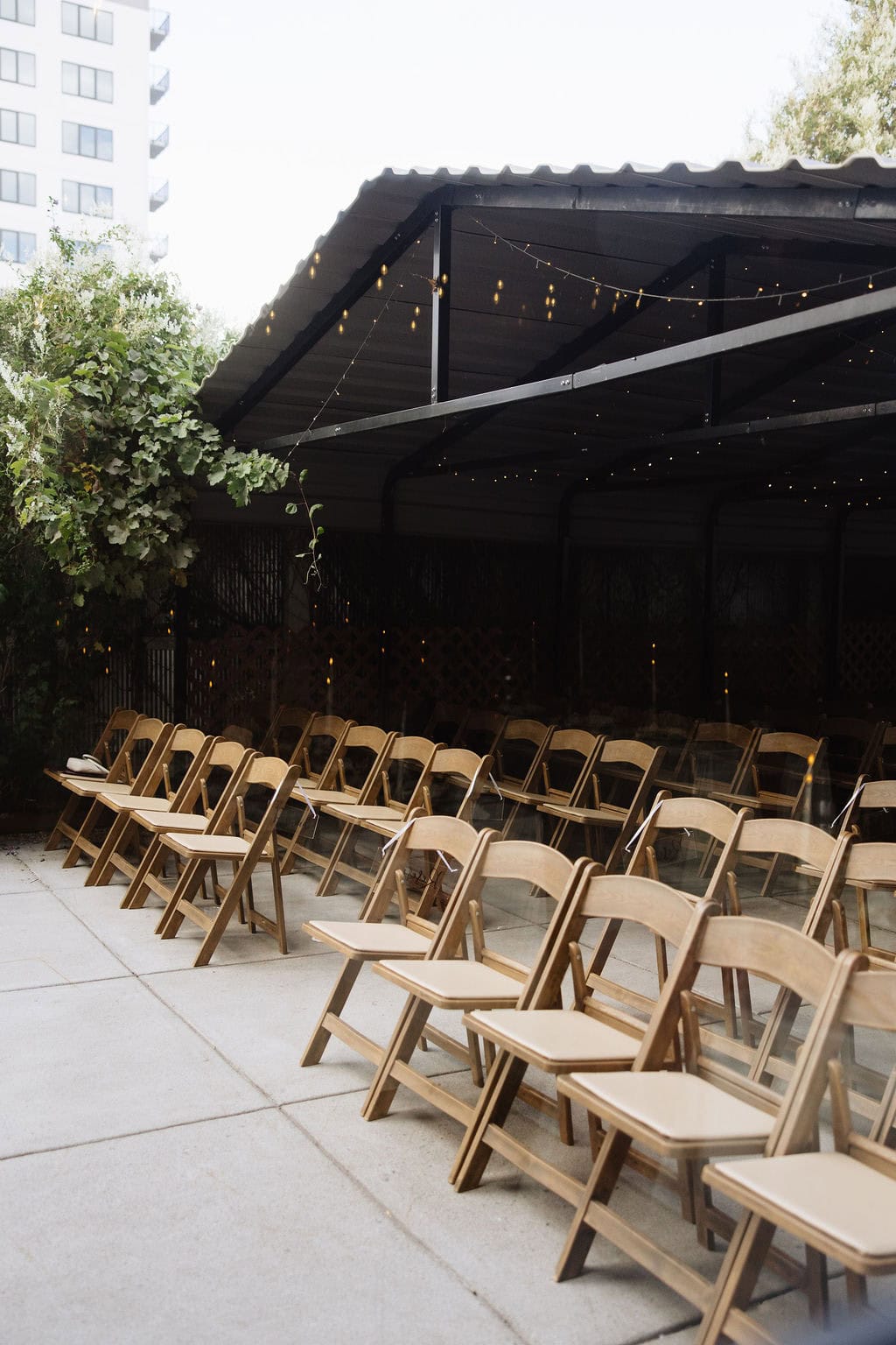 Ceremony location at Bigsby's Folly in Denver