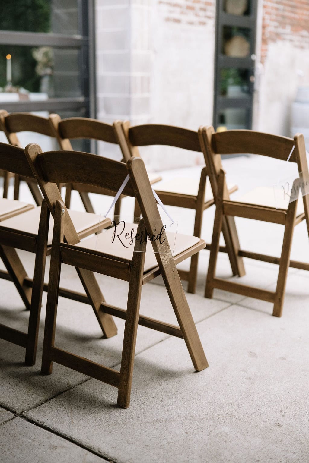 Ceremony location at Bigsby's Folly in Denver