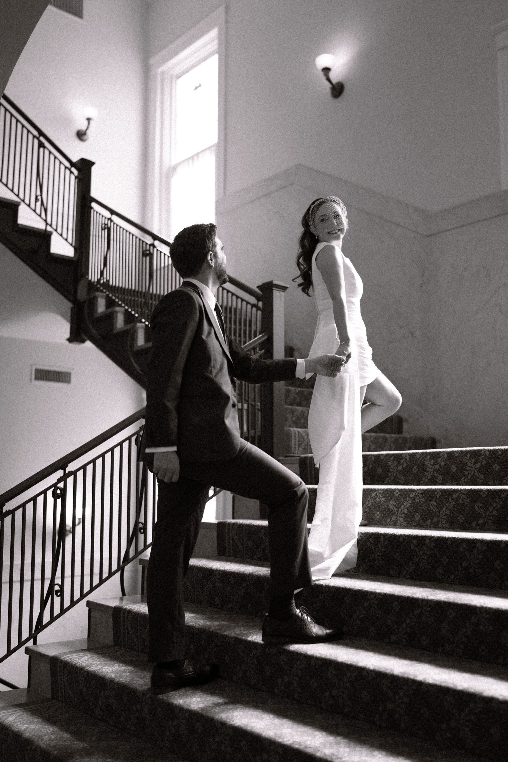 Wedding Portraits at The Capital Hotel in Little Rock Arkansas