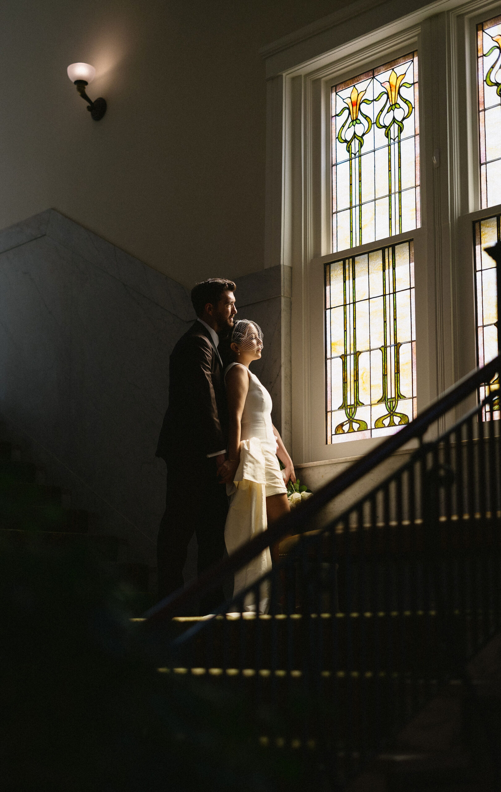 Wedding Portraits at The Capital Hotel in Little Rock Arkansas