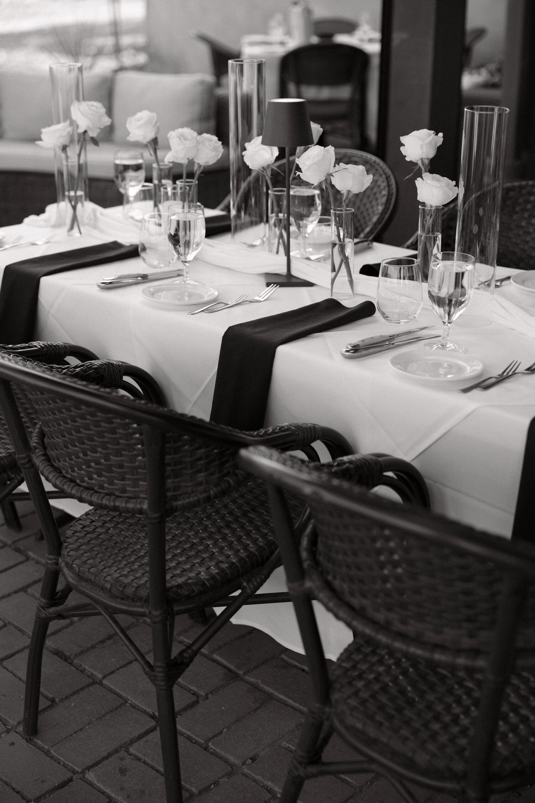 The Fort Restaurant Wedding Reception Set Up