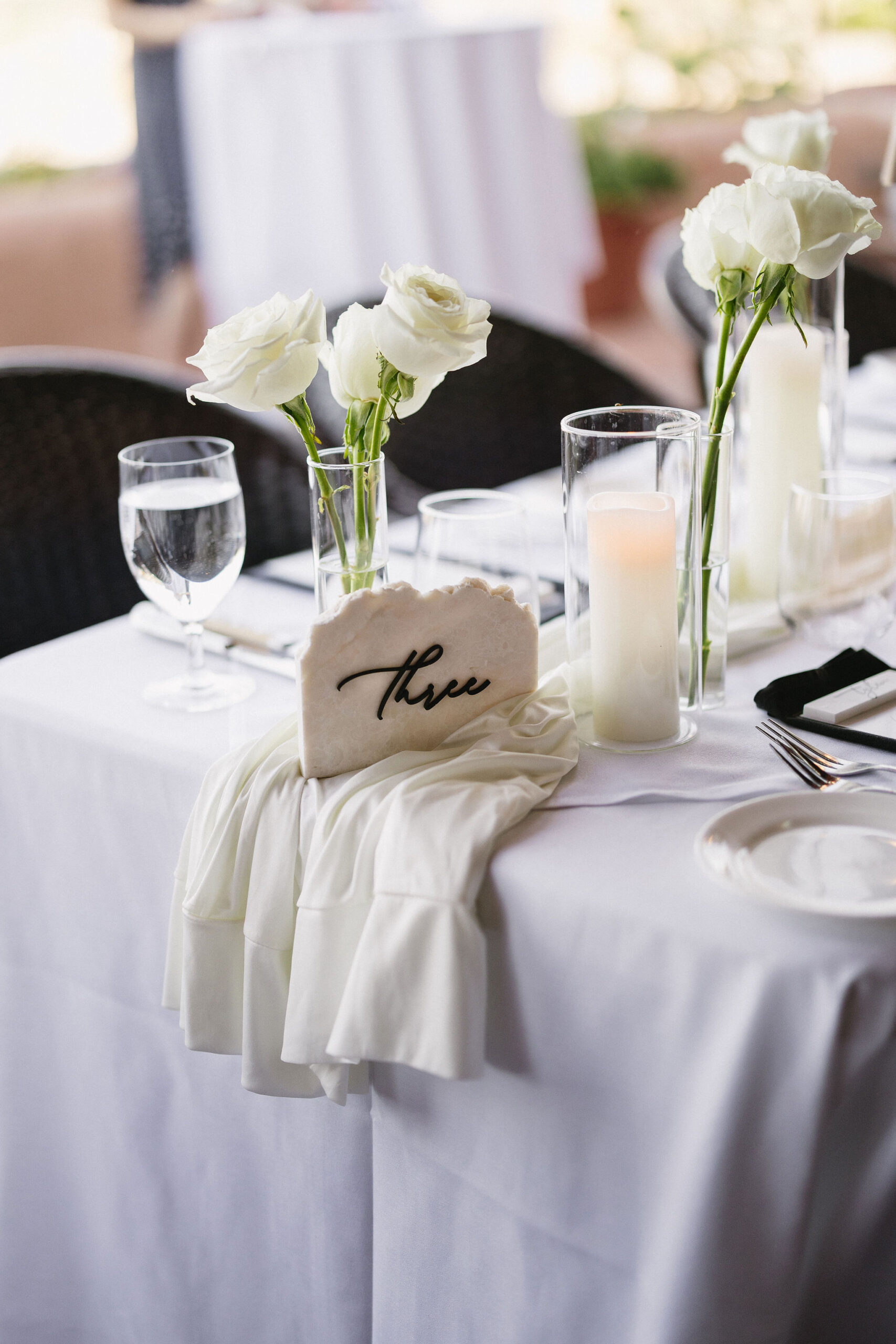 The Fort Restaurant Wedding Reception Set Up