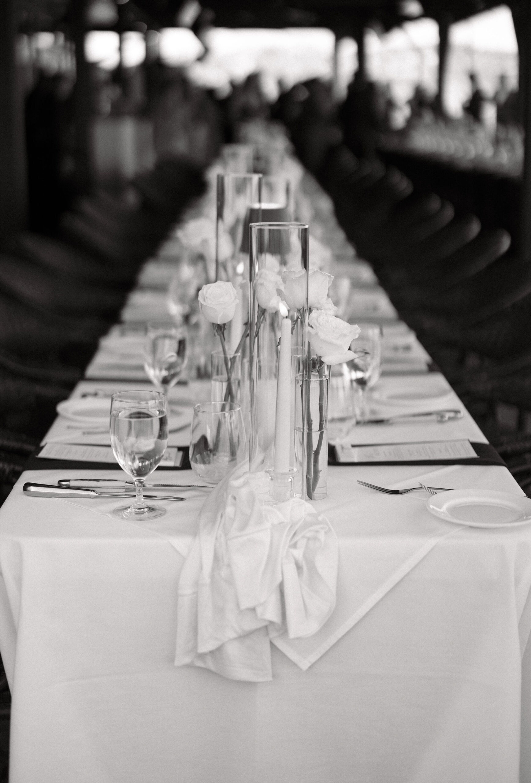 The Fort Restaurant Wedding Reception Set Up